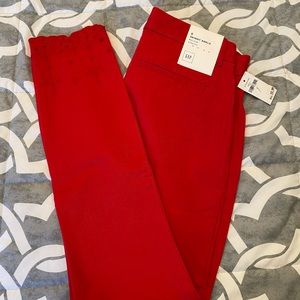 Gap skinny ankle mid rise stretch pant sz0